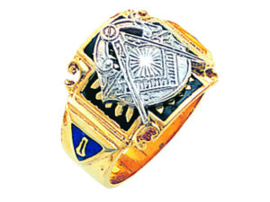 Masonic Blue Lodge Ring Gold New