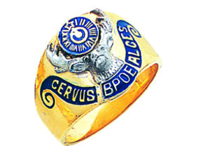 BPOE Elks Ring Gold New For Sale