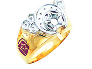 Shrine Shriner Ring Gold New For Sale