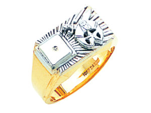 Shrine Shriner Ring Gold New For Sale