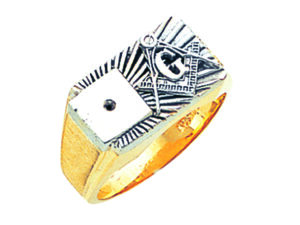 Masonic Blue Lodge Ring Gold New
