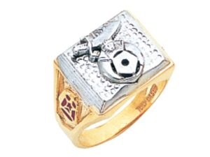 Shrine Shriner Ring Gold New For Sale