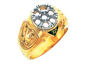Scottish Rite 32nd Degree Ring New