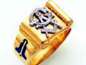 Masonic Blue Lodge Ring Gold New