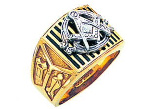 Masonic Blue Lodge Ring Gold New