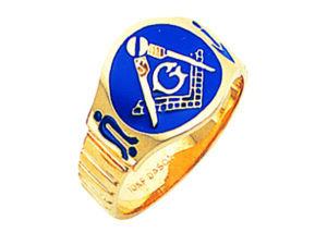 Masonic Blue Lodge Ring Gold New