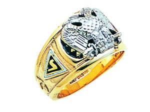 Scottish Rite 32nd Degree Ring New