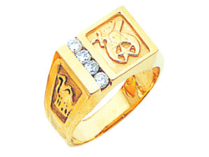 Shrine Shriner Ring Gold New For Sale
