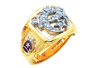 Shrine Shriner Ring Gold New For Sale