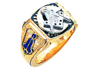 Masonic Blue Lodge Ring Gold New
