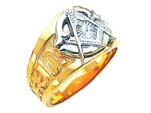 Masonic Blue Lodge Ring Gold New