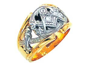 Masonic Blue Lodge Ring Gold New
