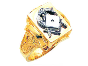 Masonic Blue Lodge Ring Gold New