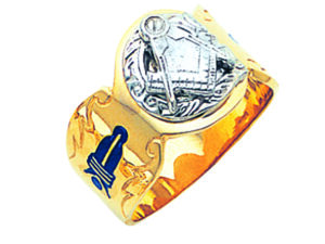 Masonic Blue Lodge Ring Gold New