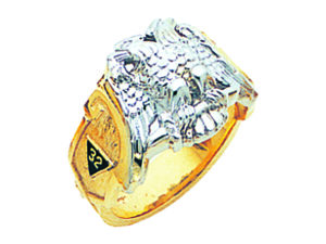 Scottish Rite 32nd Degree Ring New
