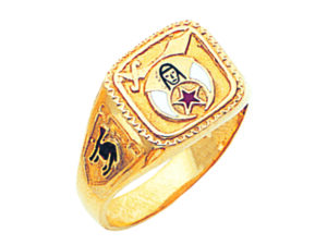 Shrine Shriner Ring Gold New For Sale