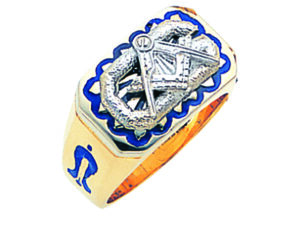 Masonic Blue Lodge Ring Gold New