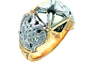 Scottish Rite 32nd Degree Ring New