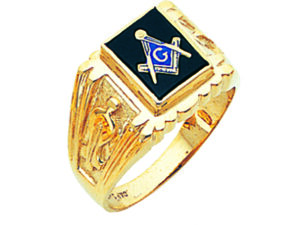 Masonic Blue Lodge Ring Gold New