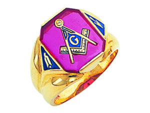 Masonic Blue Lodge Ring Gold New