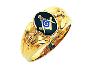 Masonic Blue Lodge Ring Gold New