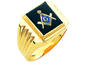 Masonic Blue Lodge Ring Gold New