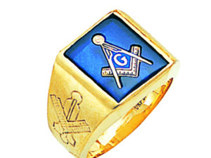 Masonic Blue Lodge Ring Gold New