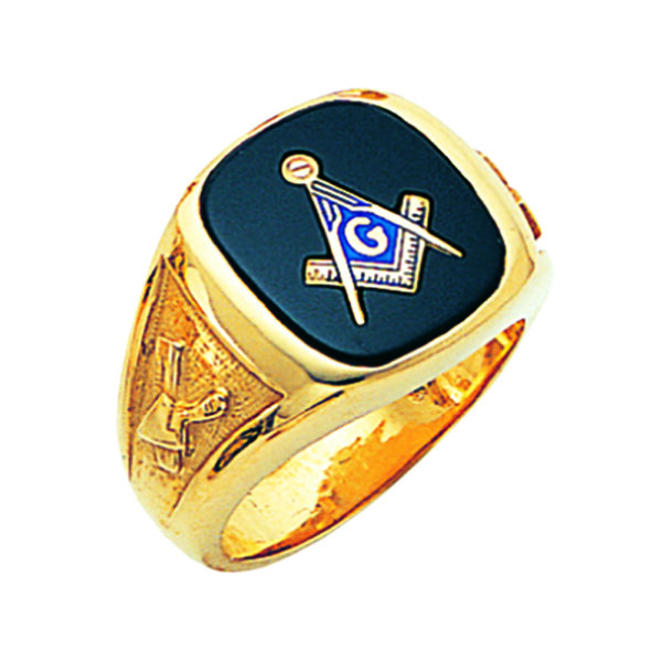 Masonic Blue Lodge Ring Gold New