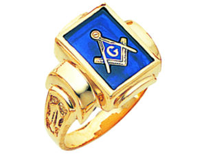 Masonic Blue Lodge Ring Gold New