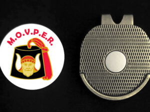 Grotto Golf Ball Marker Visor Clip New