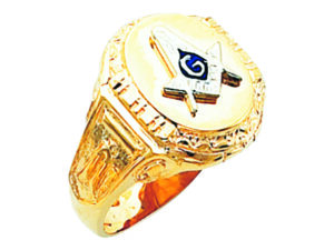 Masonic Blue Lodge Ring Gold New