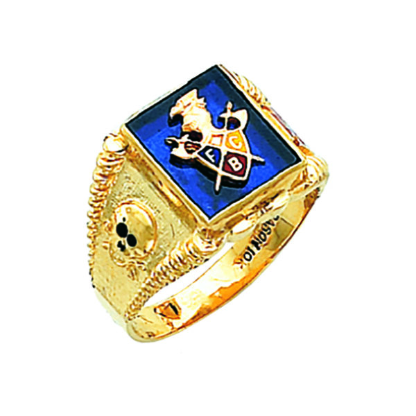 Knights of Pythias Ring Gold New For Sale