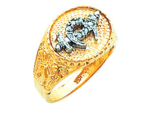 Shrine Shriner Ring Gold New For Sale