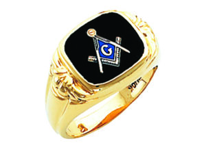 Masonic Blue Lodge Ring Gold New