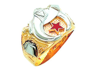 Shrine Shriner Ring Gold New For Sale