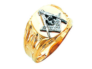 Masonic Blue Lodge Ring Gold New
