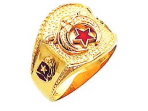Shrine Shriner Ring Gold New For Sale