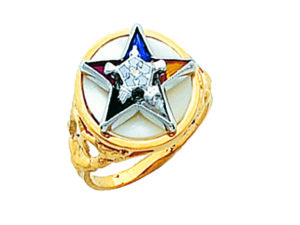 Eastern Star Ring Gold New For Sale