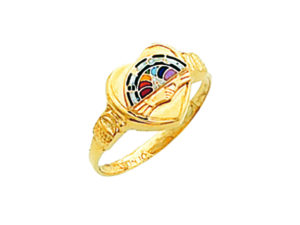 Order of Rainbow Ring Gold New For Sale