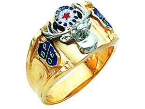 BPOE Elks Ring Gold New For Sale
