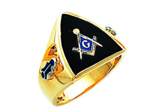 Masonic Blue Lodge Ring Gold New