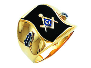 Masonic Blue Lodge Ring Gold New