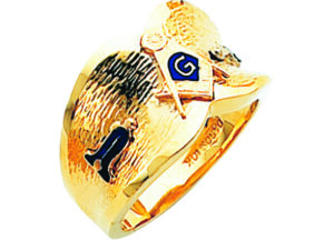 Masonic Blue Lodge Ring Gold New