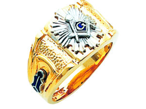 Masonic Blue Lodge Ring Gold New