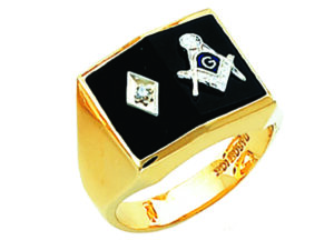 Masonic Blue Lodge Ring Gold New