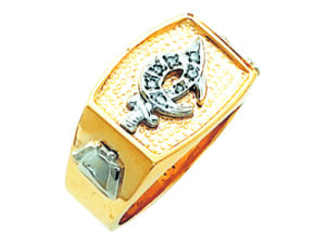 Shrine Shriner Ring Gold New For Sale