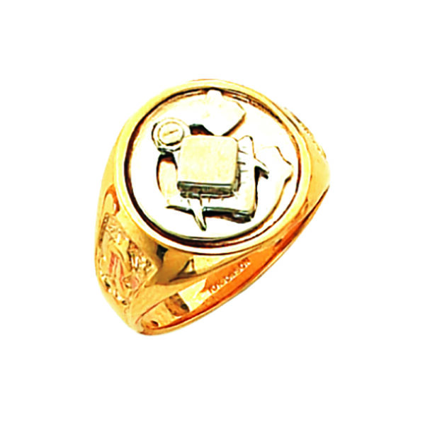 Masonic Blue Lodge Ring Gold New