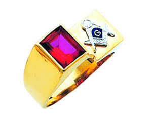 Masonic Blue Lodge Ring Gold New