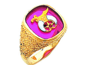 Shrine Shriner Ring Gold New For Sale