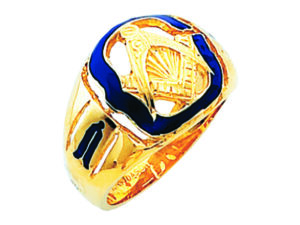 Masonic Blue Lodge Ring Gold New